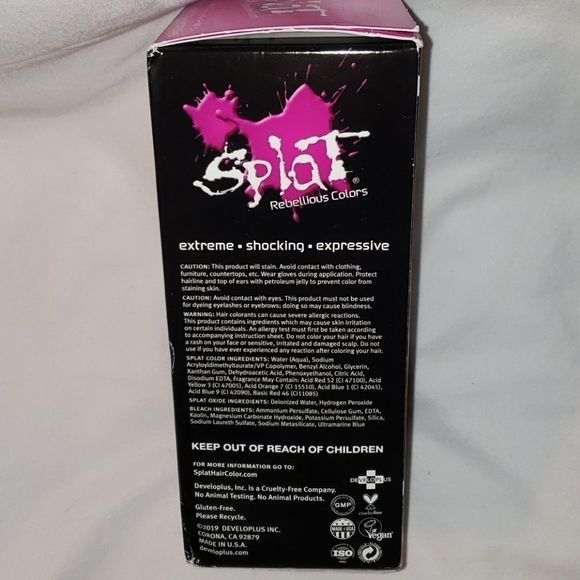 NEW Splat Pink Fetish Color, Bleach & Peroxide Kit - Picture 2 of 6